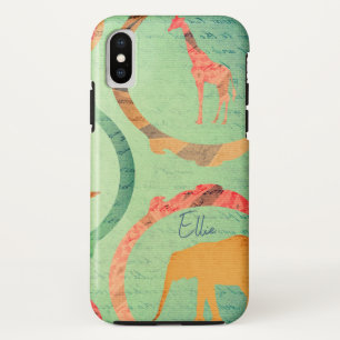 Olifant & Giraffe Collage Case-Mate iPhone Case