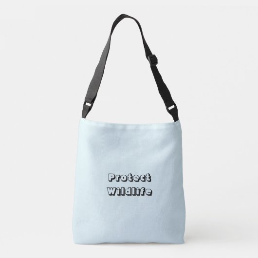 Olifant, Giraffe Sunset Art gepersonaliseerd Crossbody Tas (Achterkant)