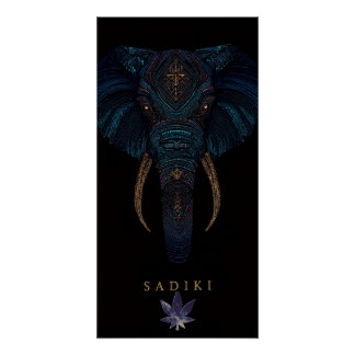 Olifant Glanzende Poster