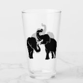 Olifant Glas Paar Olifanten (Voorkant)