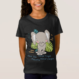 Olifant - groot dier - opvoeden t-shirt