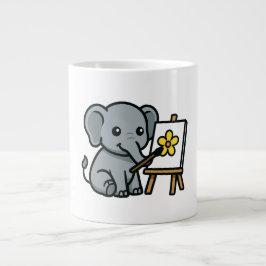 olifant grote koffiekop