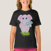 Olifant Hand fan T-shirt (Voorkant)
