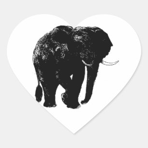 Olifant hart Sticker