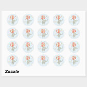 Olifant Heet Lucht Ballon stickers (Vel)