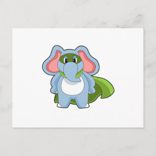 Olifant Held Briefkaart