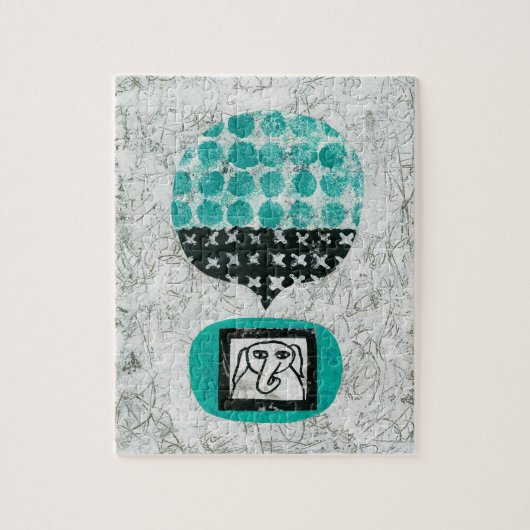 Olifant Herinneren Jigsaw Puzzel (Verticaal)