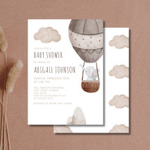 Olifant Hete Luchtballon Boho Baby shower