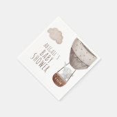 Olifant Hete Luchtballon Boho Baby shower Servet (Hoek)