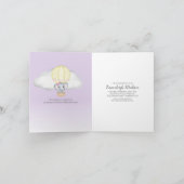 Olifant Hete Luchtballon Meisje Baby shower | PAAR (Binnen)