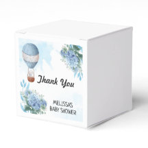 Olifant heteluchtballon blauwe hortensia dank u