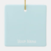 Olifant Hiding Keramisch Ornament (Achterkant)