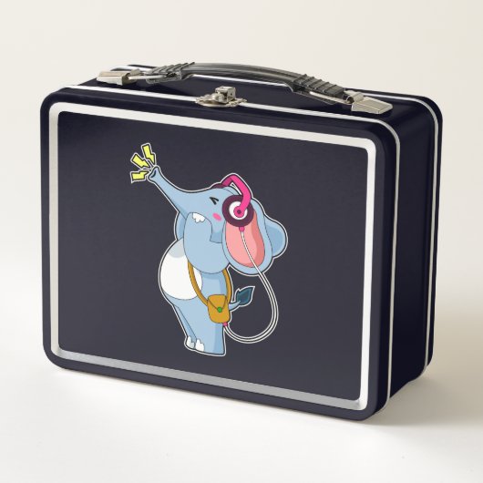 Olifant Hoofdtelefoon Muziek (Voorkant)