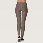 Olifant Huid Textuur Patroon Leggings (Achterkant)