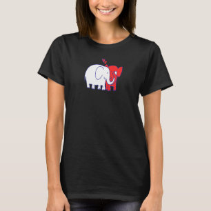 Olifant Huwelijksjubileum Verloving Feest Hij T-shirt