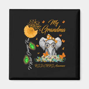 Olifant Ik Draag Oranje Voor Mijn Oma Rsd Crps Awa Magneet