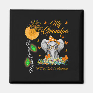 Olifant Ik Draag Oranje Voor Mijn Opa Rsd Crps Awa Magneet