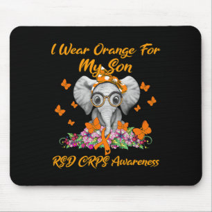 Olifant Ik Draag Oranje Voor Mijn Zoon Rsd Crps Be Muismat
