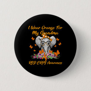 Olifant Ik Draag Sinaasappel voor mijn oma RSD CRP Ronde Button 5,7 Cm