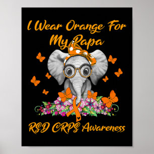 Olifant Ik Draag Sinaasappel voor mijn Papa RSD CR Poster