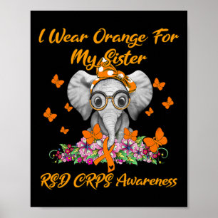 Olifant Ik Draag Sinaasappel voor mijn zus RSD CRP Poster
