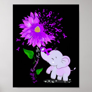 Olifant Ik Zal Me Voor Jou Zonnebloem Heimerh Poster