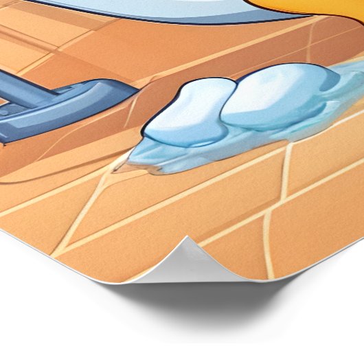 Olifant in bad poster (Hoek)