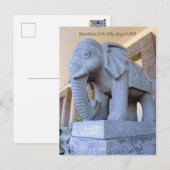 Olifant in Cebu City Briefkaart (Voorkant / Achterkant)