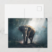 Olifant in de Jungle Briefkaart (Voorkant / Achterkant)