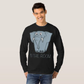 Olifant in de kamer T-shirt (Voorkant volledig)