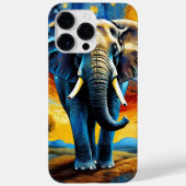 Olifant in de sterrennacht Case-Mate iPhone case (Achterkant)