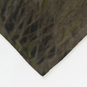 olifant in de zonnebrandcrème, groot fleece deken (Hoek)