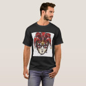 Olifant in de zonsondergang. t-shirt (Voorkant volledig)