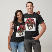 Olifant in de zonsondergang. t-shirt (Unisex)
