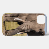 Olifant in een agressieve houding Case-Mate iPhone case (Achterkant (horizontaal))