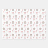 Olifant in verjaardagsfeest Pet Wrapping Paper She (Voorkant)