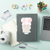 Olifant in Verjaardagsfeestje Pet Sticker (iPad Cover)