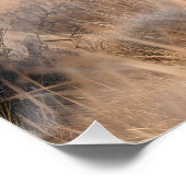 Olifant in Zebra vermomming glanzend Perfect Poster (Hoek)