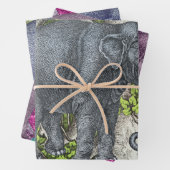 olifant inpakpapier vel (In situ)