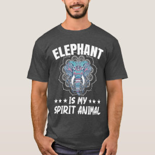 Olifant is mijn spirituele dier Wilde dierfamilie T-shirt