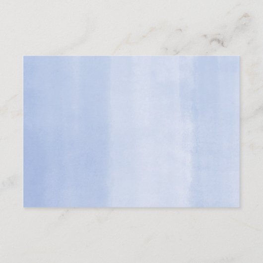 Olifant jongen blauwe bloemendisplay douche informatiekaartje (Achterkant)