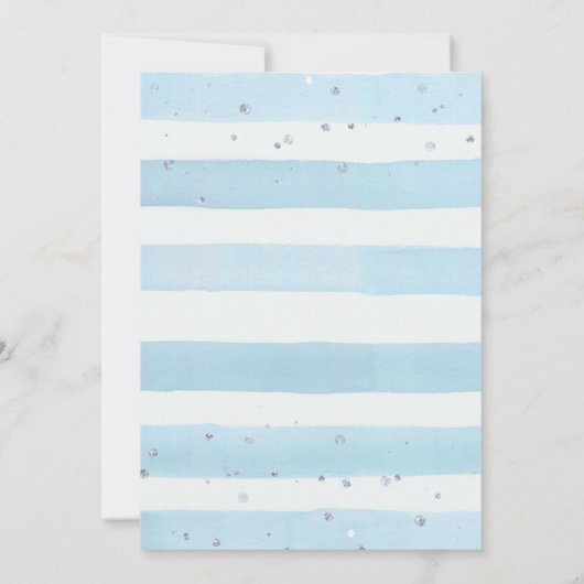 Olifant Jongens Baby Borrel Uitnodiging Olifant Th (Achterkant)