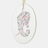  olifant keramisch ornament (Links)