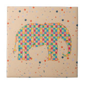 Olifant Keramische Tegel Tegeltje (Voorkant)