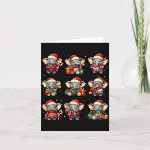 Olifant Kerst Grappige Olifant Liefhebber Pyjama H Kaart