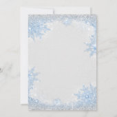 Olifant Kerst Winter Baby Shower Uitnodiging (Achterkant)