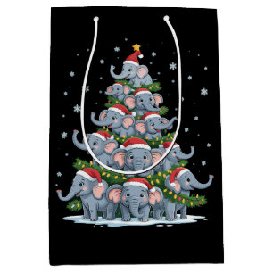 Olifant Kerstboom Grappige Schattige Olifant Medium Cadeauzakje