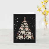 Olifant Kerstboom Olifant Kerstboom Trouwen C Kaart (Gele Bloem)