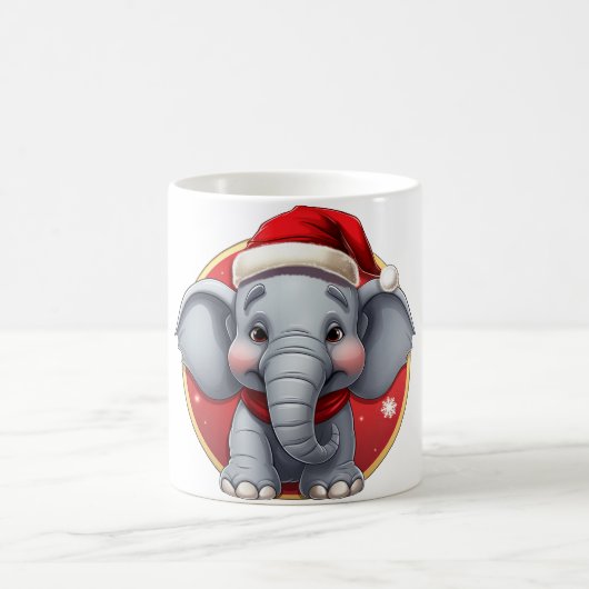 Olifant Kerstmis Koffiemok (Center)