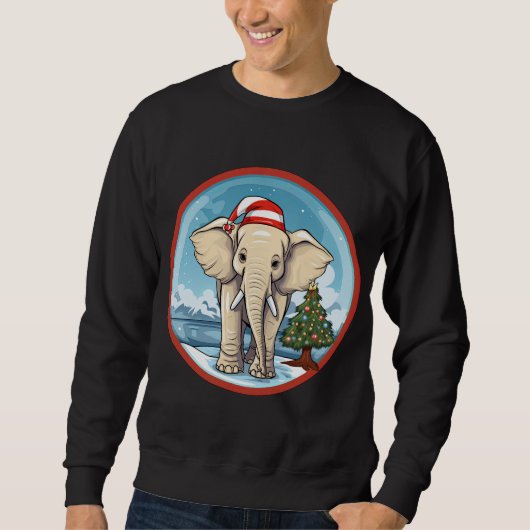 Olifant Kerstmis Trui (Voorkant)